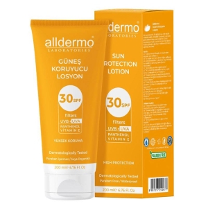 Alldermo Güneş Koruyucu Losyon SPF 30 200 ml - Alldermo