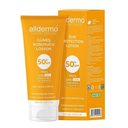 Alldermo Güneş Koruyucu Losyon SPF50+ 