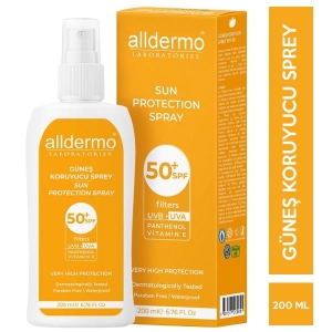 Alldermo Güneş Koruyucu Sprey SPF50+ 200 ml - Alldermo