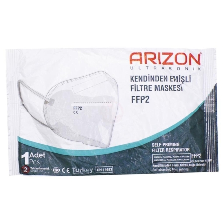 Arizon KN95 FFP2 Kendinden Emişli Filtre Maskesi