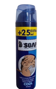 B Soap - B Soap Kremli Tıraş Köpüğü Cool 225ml