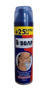 B Soap - B Soap Kremli Tıraş Köpüğü Sensitive 225ml 