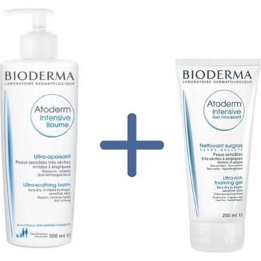 Bioderma Atoderm Intensive Balm 500ml + Jel 200ml - 1