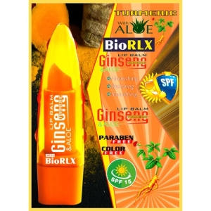 BioRLX Ginseng SPF15 Aloe Vera Lip Balm Color Free - Thumbnail