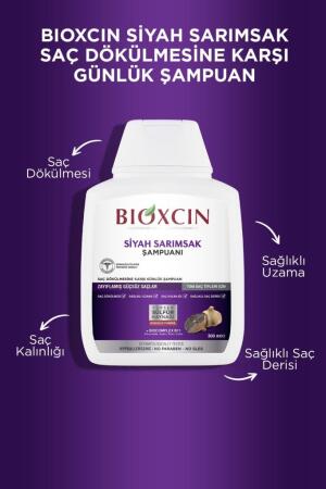 Bioxcin Siyah Sarımsak Şampuanı 300 ml - 3al2 Öde Tüm Saç Tipleri için - 3