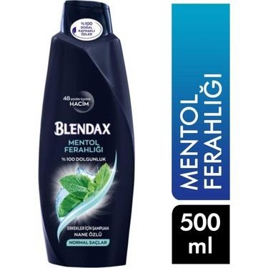 Blendax Men Mentol Ferahlığı Şampuan 4ü1 Arada Nane Özlü 500 ml Normal Saçlar - 1