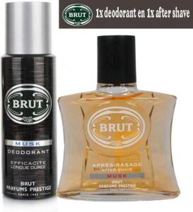 Brut Set AfterShave 100 ml+Deo 200 ml Musk - Brut