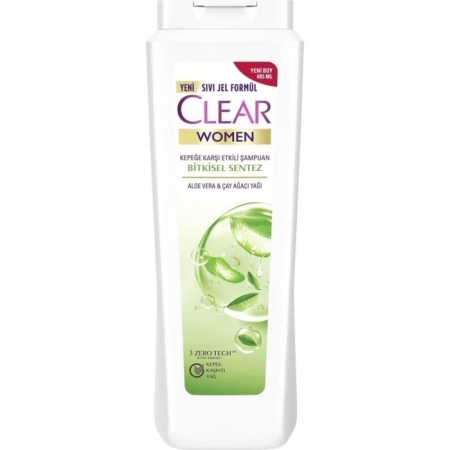 Clear Women Kepeğe Karşı Etkili Şampuan Bitkisel Sentez 485 ml - 1