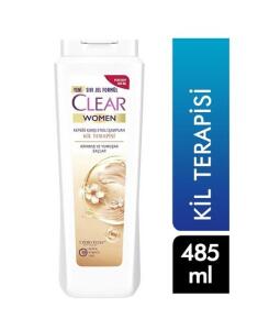 Clear Women Kepeğe Karşı Etkili Şampuan Kil Terapisi 485 ml - Clear