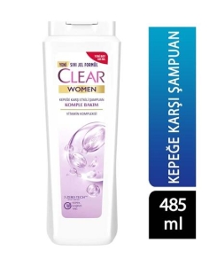 Clear Women Kepeğe Karşı Etkili Şampuan Komple Bakım 485 ml - Clear