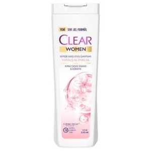 Clear - Clear Women Kepeğe Karşı Etkili Şampuan Yumuşak Parlak Kiraz Çiçeği Esası&Keratin 350 ml