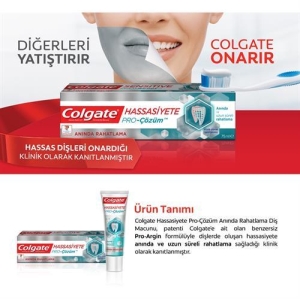 Colgate Diş Macunu Anında Rahatlama 75ml - Thumbnail