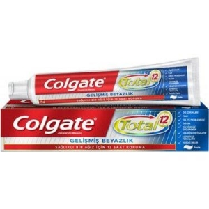 Colgate - Colgate Diş Macunu Total 12 Gelişmiş Beyazlık 50 ml