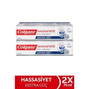 Colgate Hassasiyete Pro-Çözüm Ekstra Güç 2'li Diş Macunu 75ml Anında Rahatlama - Colgate