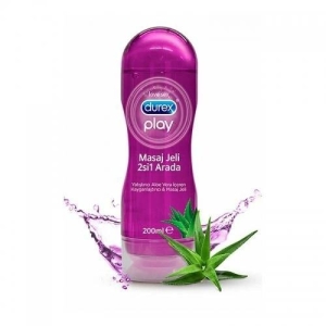 Durex - Durex Play 2si1 Arada Aloe Vera içeren Kayganlaştırıcı ve Masaj Jeli 200 ml