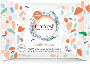 Femfresh Genital Bölge 25'li Islak Mendili - Femfresh