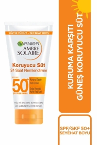 Garnier - Garnier Ambre Solaire Güneş Koruyucu Süt SPF50+ Seyahat Boyu 50 ml 