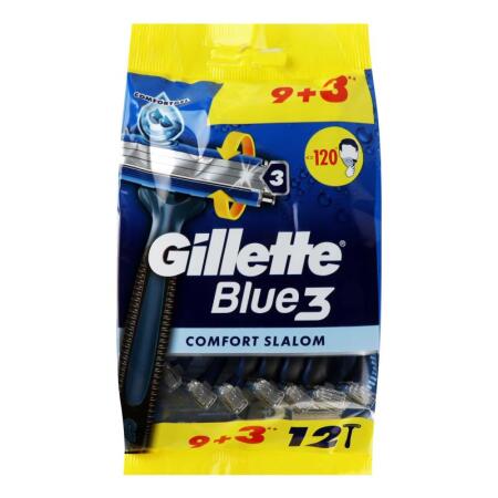 Gillette Blue3 Comfort Slalom Tıraş Bıçağı 9+3'iü Poşet - 1