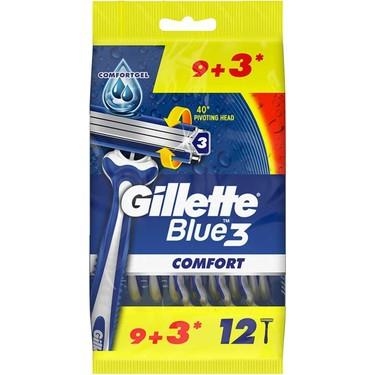 Gillette Blue3 Comfort Tıraş Bıçağı 12'li Poşet - 1