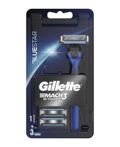 Gillette Mach3 Start Tıraş Makinesi+3 Yedek Bıçak Bluestar - Gillette