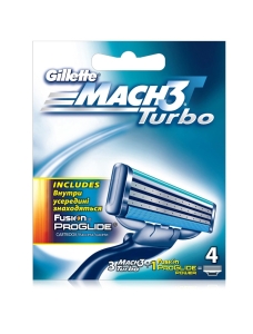 GILLETTE MACH3 TURBO BICAK 4'LU . - Gillette