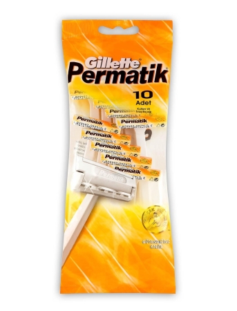 GILLETTE PERMATIK POSET 10'LU . - 1