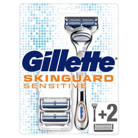 Gillette Skinguard Sensitive 2'li Yedek Tıraş Bıçağı - 1