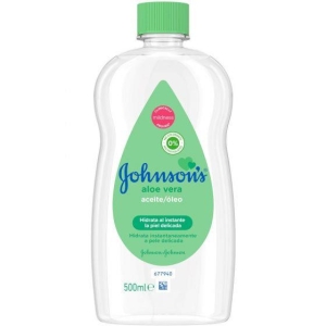 Johnson's - Johnson's Baby Oil Aloe Vera 500 ml Yeşil