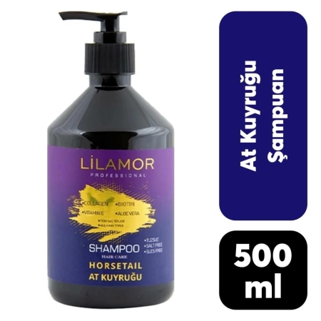 Lilamor Saç Bakım Şampuanı At Kuyruğu 500ml - 1