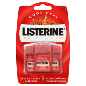 Listerine Cool Heat PocketPaks 3lü (72 Yaprak) - 1