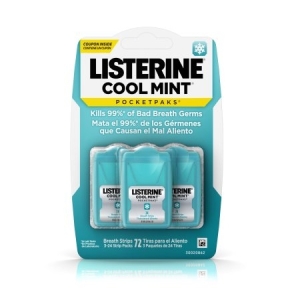 Listerine Cool Mint PocketPaks 3lü (72 Yaprak) - Listerine