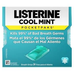 Listerine Coolmint Damak Strips Tekli 24 Yaprak - Listerine