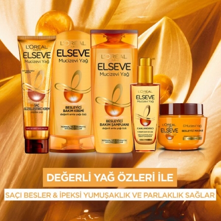 L'Oréal Elseve Şampuan 360 ml Mucizevi Yağ Besleyici Bakım Değerli Amla Yağı Özü - 5