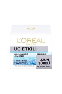 L'Oréal - L'Oréal Paris Üç Etkili Nemlendirici 50 ml Jel Krem Ferahlık