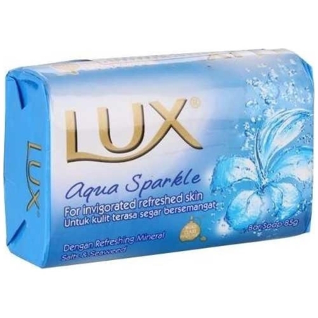 Lux Kalıp Sabun 80g Aqua Sparkle Çiçeksi Misk ve Nane Yağı