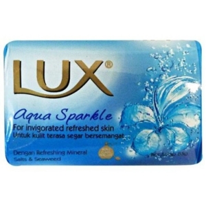 Lux Kalıp Sabun 85 g Aqua Sparkle Dengan Ferahlatıcı Mineral Tuzları ve Deniz Yosunu - Lux