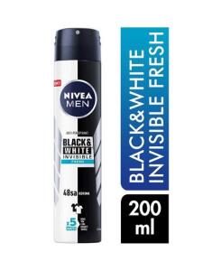 Nivea Deo Men Black&White Invisible Fresh 200 ml - Nivea