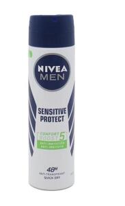 Nivea Deo Men Sensitive Protect 150 ml 48H %0 Alkol Anti-iritasyon - Nivea