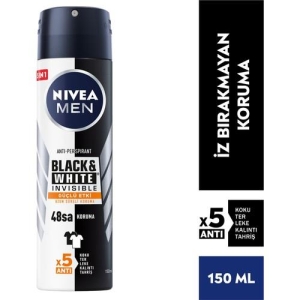 Nivea - Nivea Men Deo Black & White Güçlü Etki 150 ml Erkek