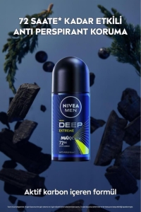 Nivea Men Roll-On Deep Extreme 50ml - Thumbnail