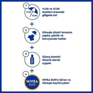 Nivea Sun Hassas Koruma SPF50+ 200 ml Güneş Spreyi - Thumbnail