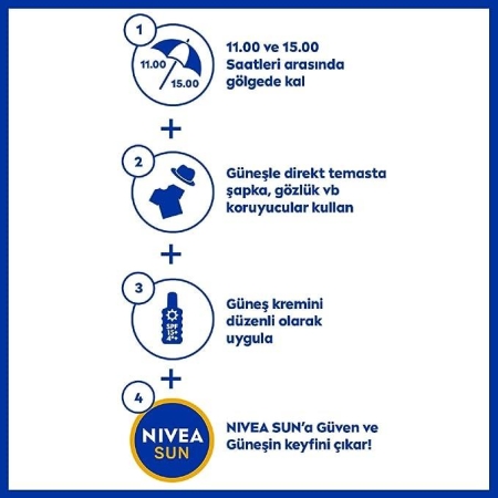 Nivea Sun Hassas Koruma SPF50+ 200 ml Güneş Spreyi