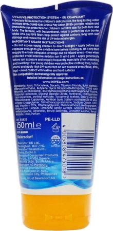 Nivea Sun Kids SPF50+ 150 ml Swim&Play Lotion - 2