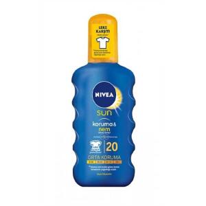 Nivea Sun Koruma & Nem Nemlendirici Güneş Spreyi SPF20 200 ml - Nivea