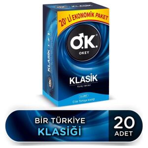 Okey Klasik Prezervatif 20li Eko Paket - Okey