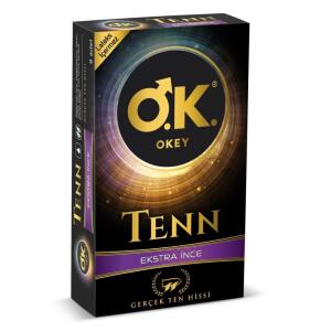 Okey Tenn Ekstra İnce Gerçek Ten Hissi 8li Prezervatif - Okey