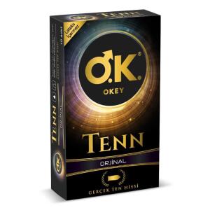 Okey Tenn Gerçek Ten Hissi Prezervatif 10lu - Okey