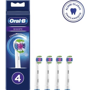 Oral-B 3DWhite CleanMaximiser 4lü Yedek Başlık - Oral-B