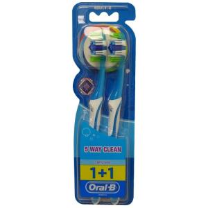 Oral-B Complete 5 yönlü Temizlik Diş Fırçası 40 Orta 1+1 - Oral-B