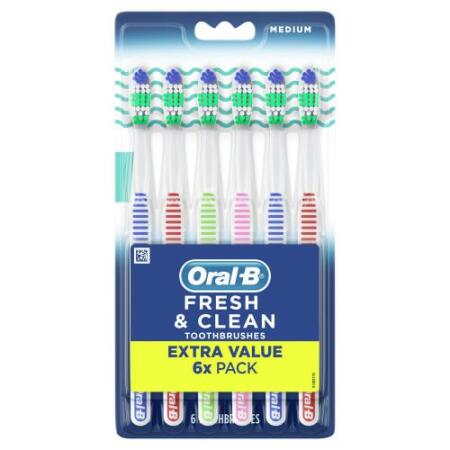 Oral-B Fresh and Clean Diş Fırçası Asorti Orta 6lı - 2